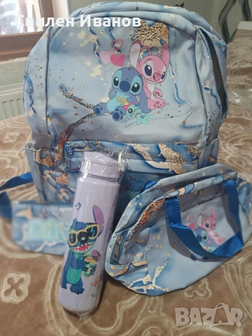 Детски раници на Стич, снимка 3 - Други - 52190260