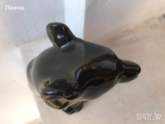 стара порцеланова фигурка МЕЧКА - Ломоносов /ЛФЗ/, снимка 6 - Антикварни и старинни предмети - 50366309