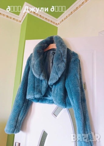 Красиво палто от еко косъм, снимка 3 - Палта, манта - 52840672