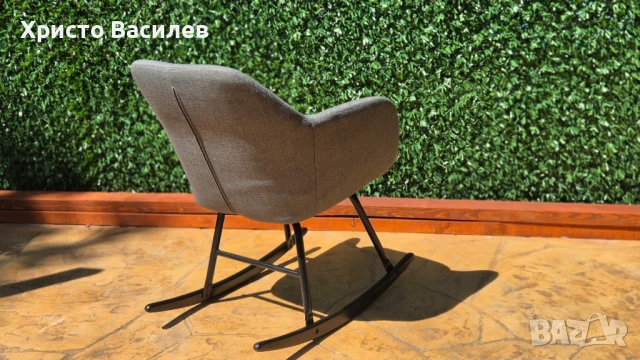 Стилен люлеещ се стол., снимка 5 - Столове - 50893471