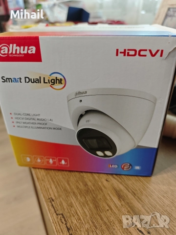 HDCVI камера Dahua HAC-HDW1200CLQ-IL-A-0280B-S6, куполна, 2MPix(1920x1080@25fps), 2.8mm обектив, IR 