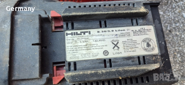 батерия зарядно hilti 36v хилти, снимка 6 - Винтоверти - 52712977