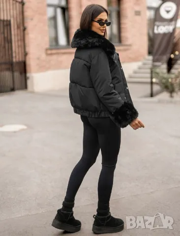 Уникално зимно яке с пух , снимка 3 - Якета - 47941731