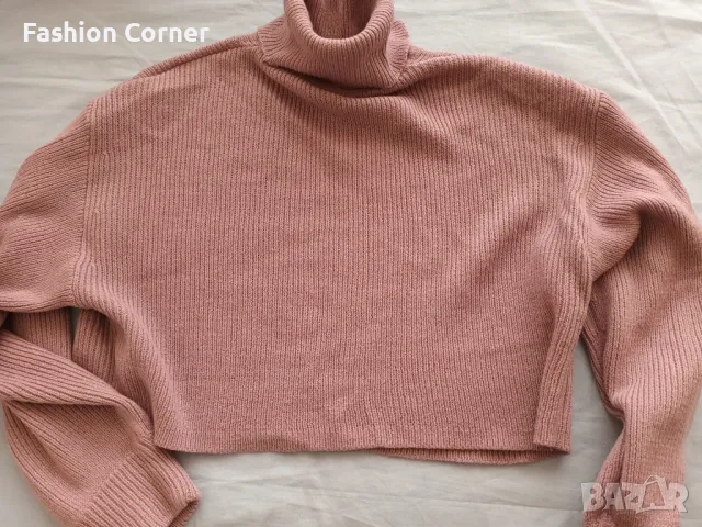 Къс пуловер С размер, подходящ и за дами М размер, H&M, Спиди/лично предаване 