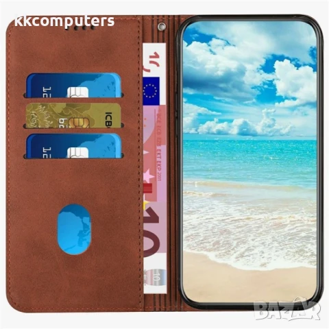 Samsung Galaxy A36 5G / A56 5G Imprinted Wallet Кожен Калъф + Протектор, снимка 6 - Калъфи, кейсове - 50789993