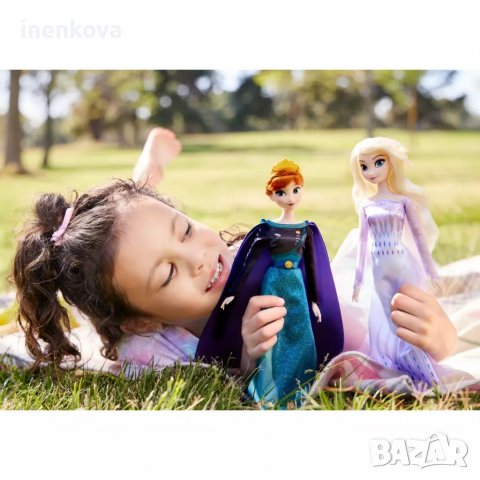 Оригинална кукла Анна - Замръзналото кралство - Дисни Стор Disney Store , снимка 9 - Кукли - 26609318
