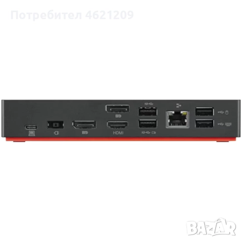 Докинг станция ДВЕ ЗА ЕДНА Lenovo ThinkPad Universal USB-C Dock v2, снимка 2 - Принтери, копири, скенери - 52031046