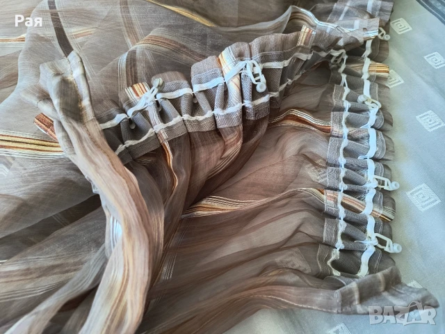 2 броя тънки пердета , снимка 3 - Пердета и завеси - 50944079