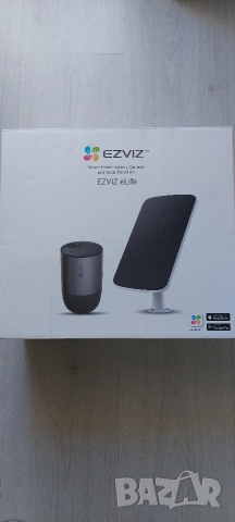 EZVIZ Безжичен комплект камера със соларен панел (CS-BC1C/SP, 1080P) - Автономно видеонаблюдение