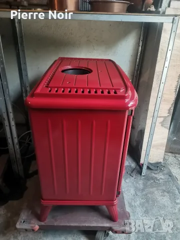 Чугунена печка 12kW, снимка 4 - Камини - 56116269