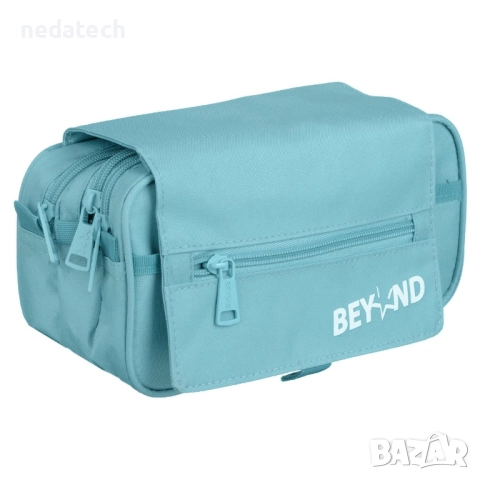 Несесер за училище, Син, 22x9x11см., снимка 4 - Ученически пособия, канцеларски материали - 51679306