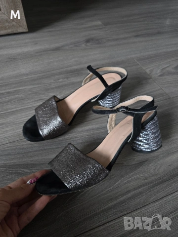 Сандали GiAnni от ЕСТЕСТВЕНА кожа и велур, снимка 4 - Сандали - 53303567