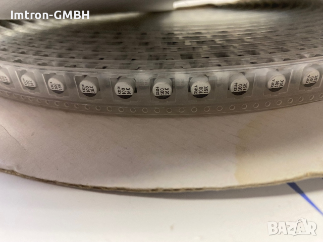  Алуминиев електролитен кондензатор CK1C107M6L006VR200 16V, 20% +Tol, 20% -Tol, 100uF, монтаж, 2626, снимка 2 - Друга електроника - 44633061