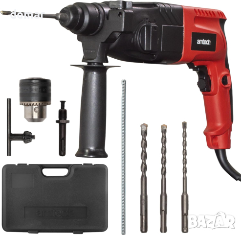 Amtech Ударна бормашина, с кабел 2,4 м, 3 режима,(230V, 620W, 1250RPM)