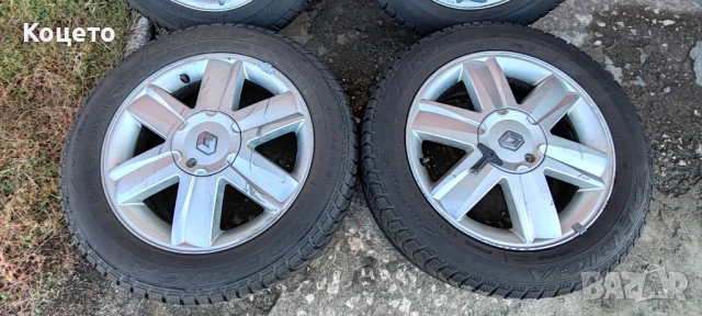 Алуминиеви джанти Рено , снимка 3 - Гуми и джанти - 52106366