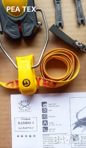 Алпийска екипировка Grivel за катерене Котки и ледокопи, снимка 8 - Зимни спортове - 51440346