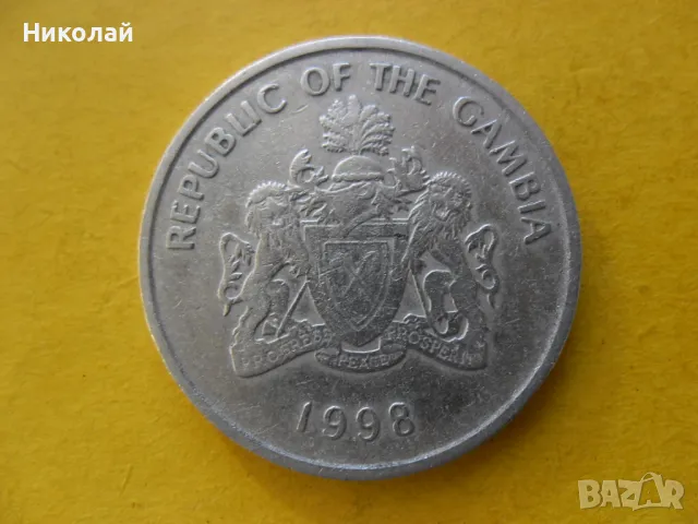 50 батут 1998 г. Гамбия , снимка 2 - Нумизматика и бонистика - 49201398