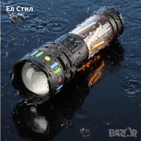 LED мощен фенер YEMAO YM-A5 – 3000 лумена, ZOOM и PowerBank