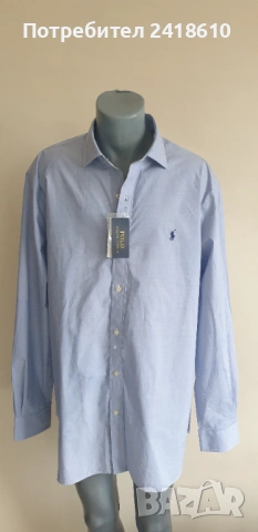 POLO Ralph Lauren Cotton Mens Size 18 / XL - 2XL ОРИГИНАЛ! НОВО! Мъжка Риза!