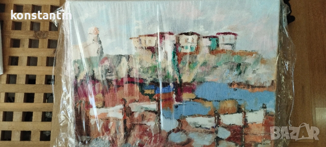 МАСЛЕНА КАРТИНА "СОЗОПОЛ", снимка 2 - Декорация за дома - 53165325