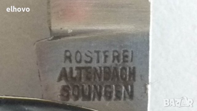 Стара джобна ножка ROSTFREI ALTENBACH SOLINGEN, снимка 4 - Антикварни и старинни предмети - 39537535