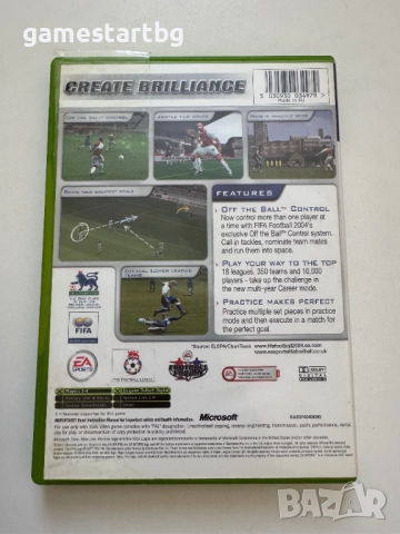 FIFA 2004 за Xbox classic/Xbox original, снимка 2 - Игри за Xbox - 51514244