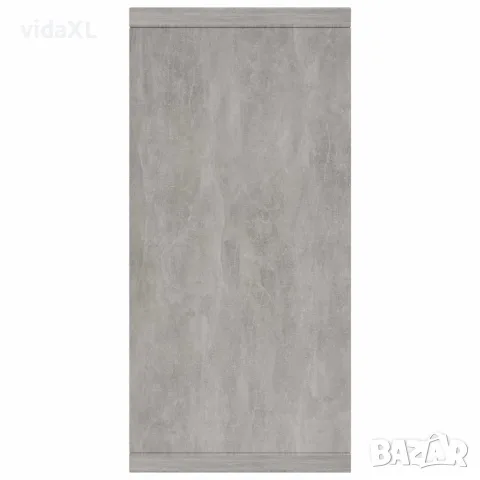 vidaXL Бюфет, бетонно сив, 88x30x65 см, инженерно дърво, снимка 5 - Бюфети - 56147746