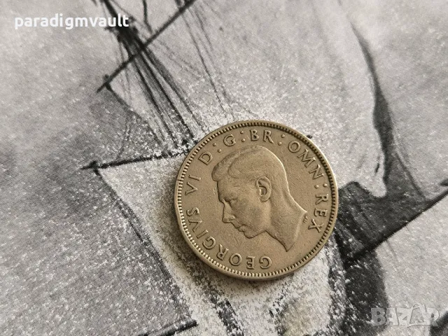 Монета - Великобритания - 2 шилинга | 1950г., снимка 2 - Нумизматика и бонистика - 50230437
