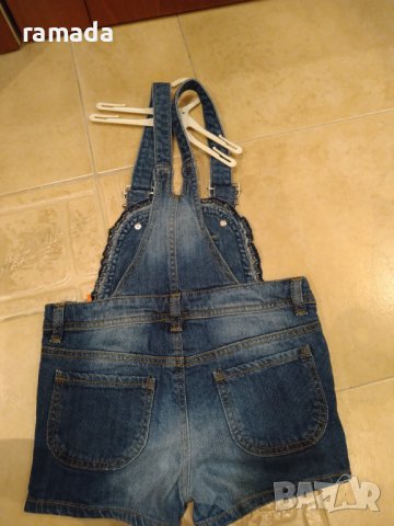 Дънков гащеризон Kidiki, снимка 4 - Детски къси панталони - 41888590