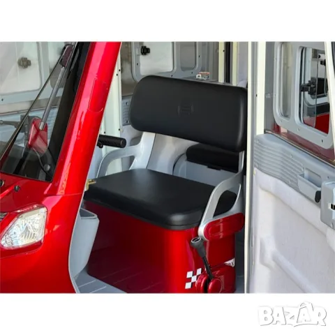 Триместна електрическа триколка с кабина и сваляеми 4 врати Bullmax Atlas 3000W, 72V/32Ah, снимка 13 - Инвалидни скутери - 55948201