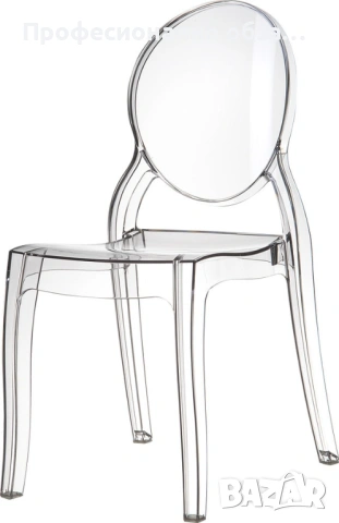 Столове прозрачни дизайнерски тип елизабет на склад