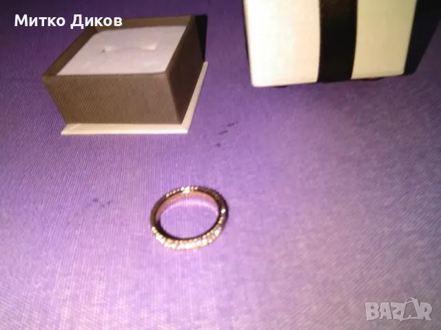 Пръстен с камъчета и кутия подаръчна за момиче до 15г, снимка 3 - Пръстени - 49350301