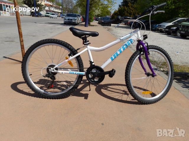 CROSS Велосипед 24" Ultra GRAVITA бял, снимка 11 - Велосипеди - 53848505