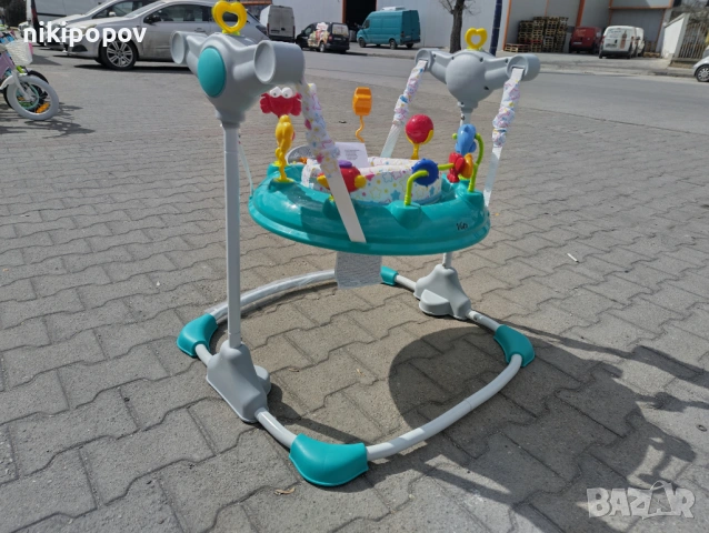 MONI Детско бънджи VISTA син, снимка 8 - Проходилки - 53565162