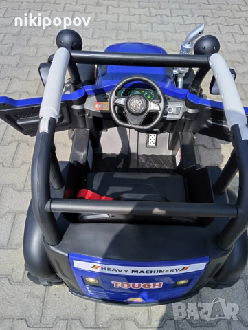TEXAS акумулаторен трактор HARVEST син, снимка 7 - Други - 53849427