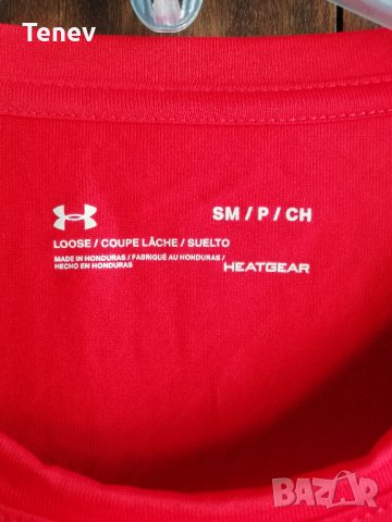 Чисто нова тениска с етикет Under Armour фланелка размер S, снимка 5 - Тениски - 35683358