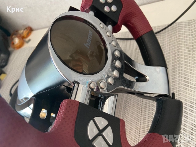 Волан С Педали Hama Thunder V5, снимка 8 - Джойстици и геймпадове - 52228353