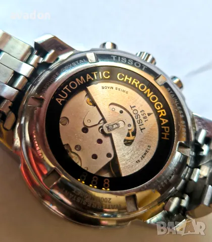 TISSOT Automatic Chronograph Swiss Made wr 200m sapphire , снимка 8 - Мъжки - 49529638