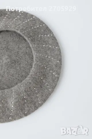 Нови Zara вълнени барети, 56 см., снимка 3 - Шапки, шалове и ръкавици - 50229296