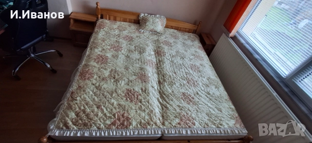 Спалня от естествена дървесина, снимка 3 - Спални и легла - 52964201