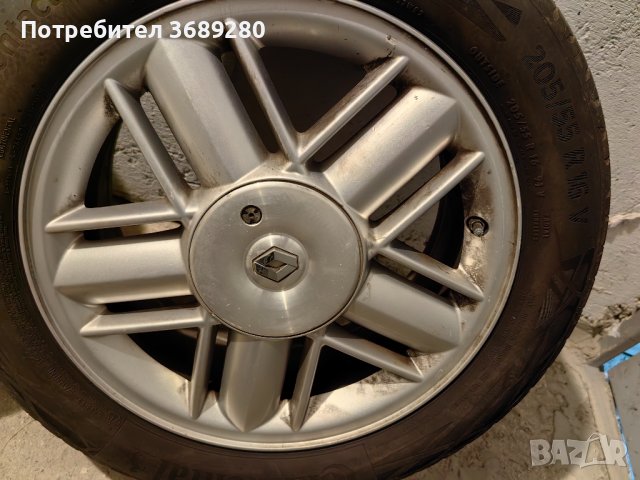 Продавам 4 бр.летни гуми Континентал с aлуминиеви джанти със сензори за налягане за Рено Лагуна 2 с , снимка 4 - Гуми и джанти - 40200807