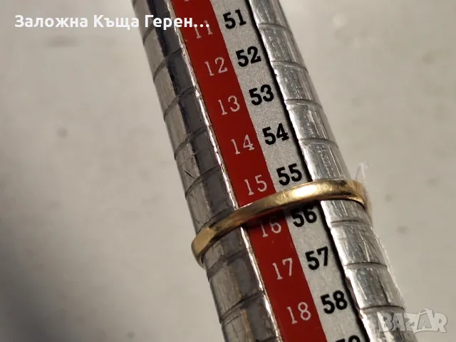 Златен пръстен 2.08гр, снимка 3 - Пръстени - 56068032