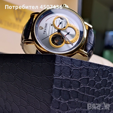 Луксозен автоматичен механичен часовник, водоустойчив спортен ръчен часовник, снимка 12 - Мъжки - 52777833