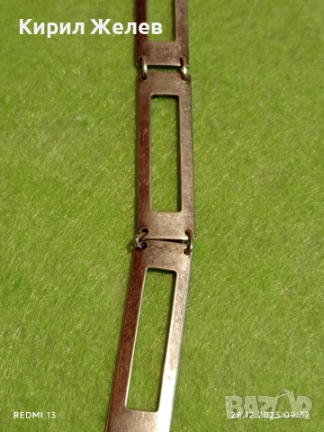 Сребърен гердан колие Ретро Арт бижу майсторска изработка 25626, снимка 2 - Колиета, медальони, синджири - 52917411