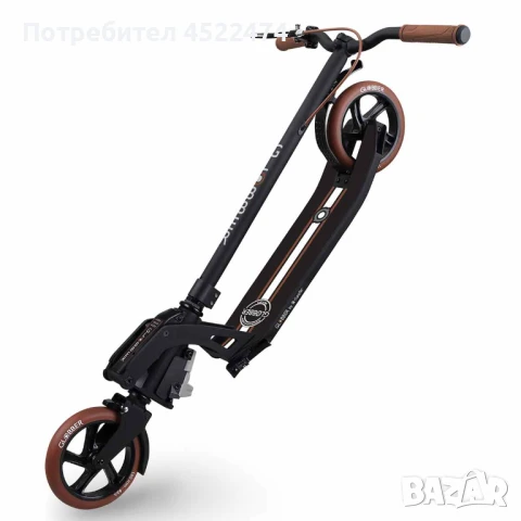 Тротинетка За Възрастни Globber One k 180, Сгъваема, Vintage Black, снимка 2 - Други спортове - 51414733