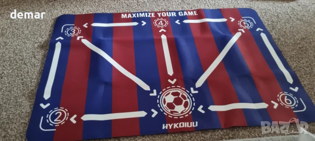 Тренировъчна постелка за футбол с треньор за удари 90 x 60 см, снимка 11 - Образователни игри - 51169037