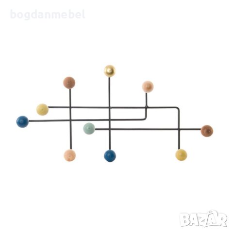 Поставка за палто DKD Home Decor Метал (61 x 30.5 x 8 cm), снимка 1