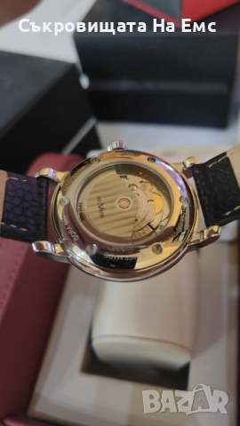 Швейцарски автоматичен часовник Geovani -Нов, снимка 2 - Мъжки - 52946119
