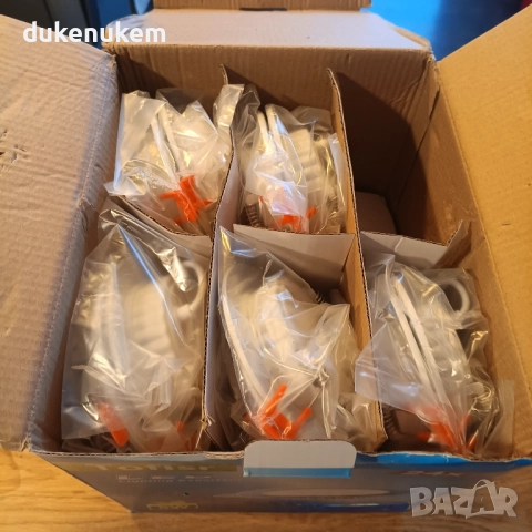 Комплект от 24 LED лунички, 5W, ултра тънки, 6000K студена светлина, 75–95 мм, снимка 8 - Лед осветление - 52746972