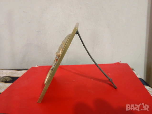 Бронзова плака,декорация, снимка 4 - Други ценни предмети - 48143668